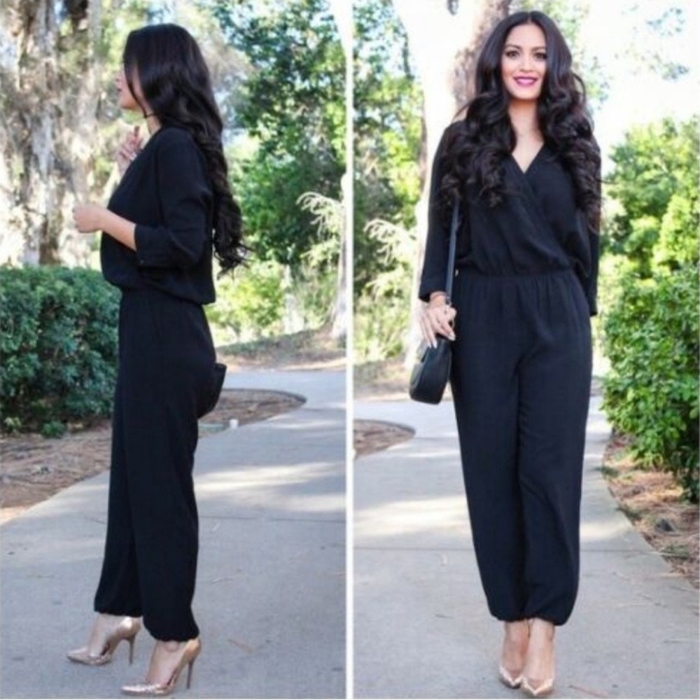 CAbi‎ Limited Edition Black Casey Jumpsuit #3133